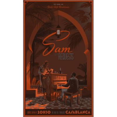 CASABLANCA - SAM GETS...
