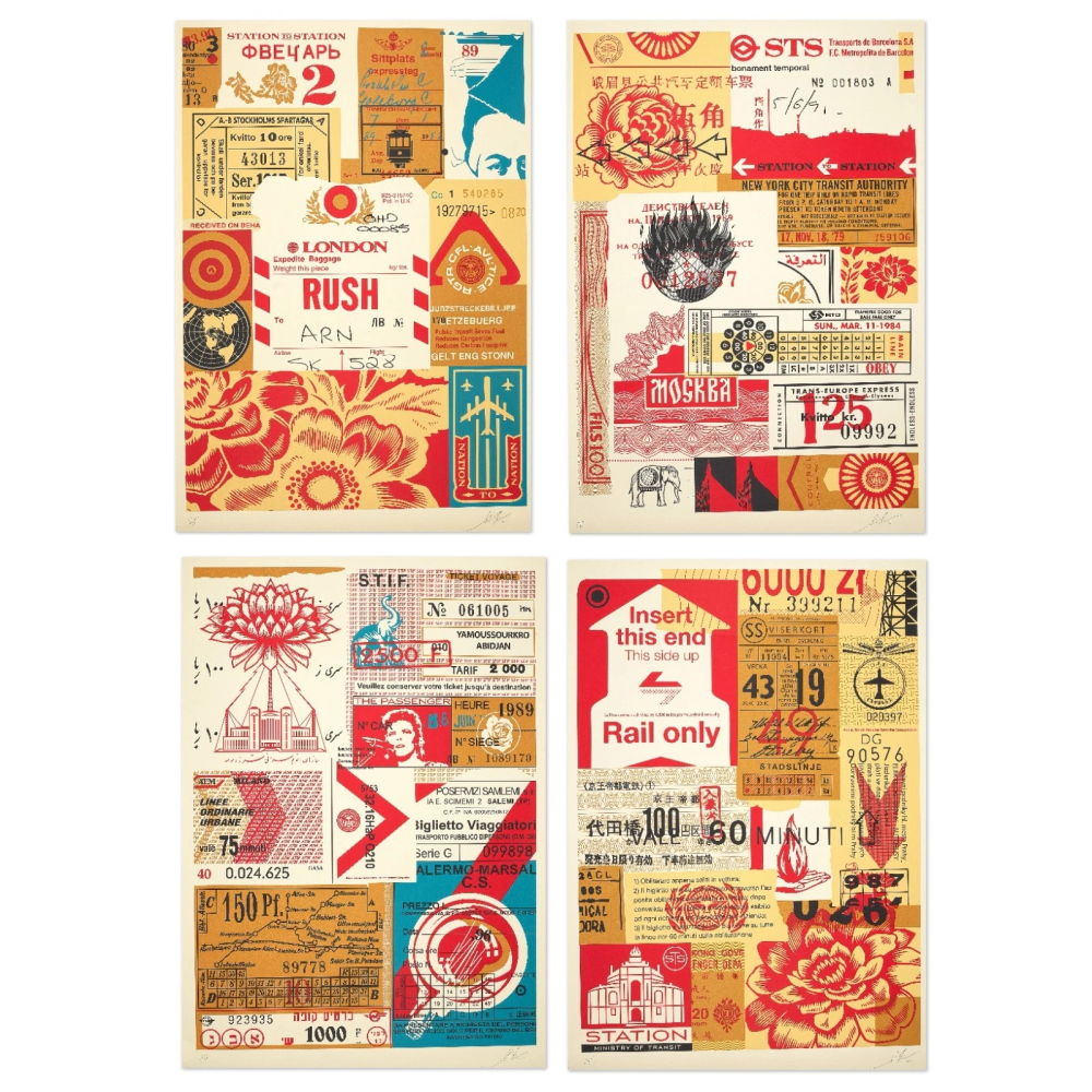 STATION TO STATION (4 PRINTS)