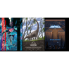 GHOST IN THE SHELL FOIL - JURASSIC PARK - BLADE RUNNER - 3 PRINTS